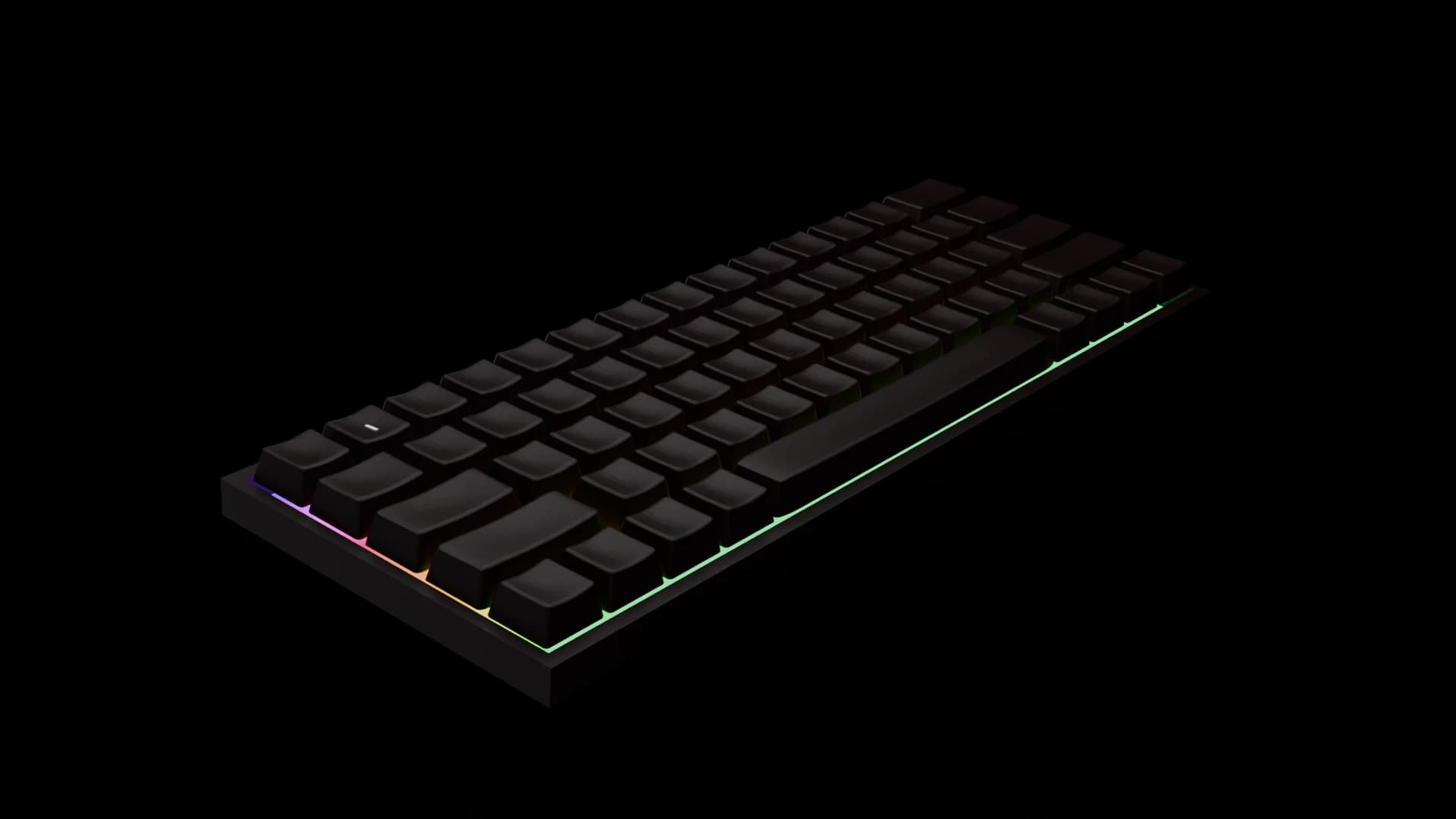 A colorful RGB keyboard design