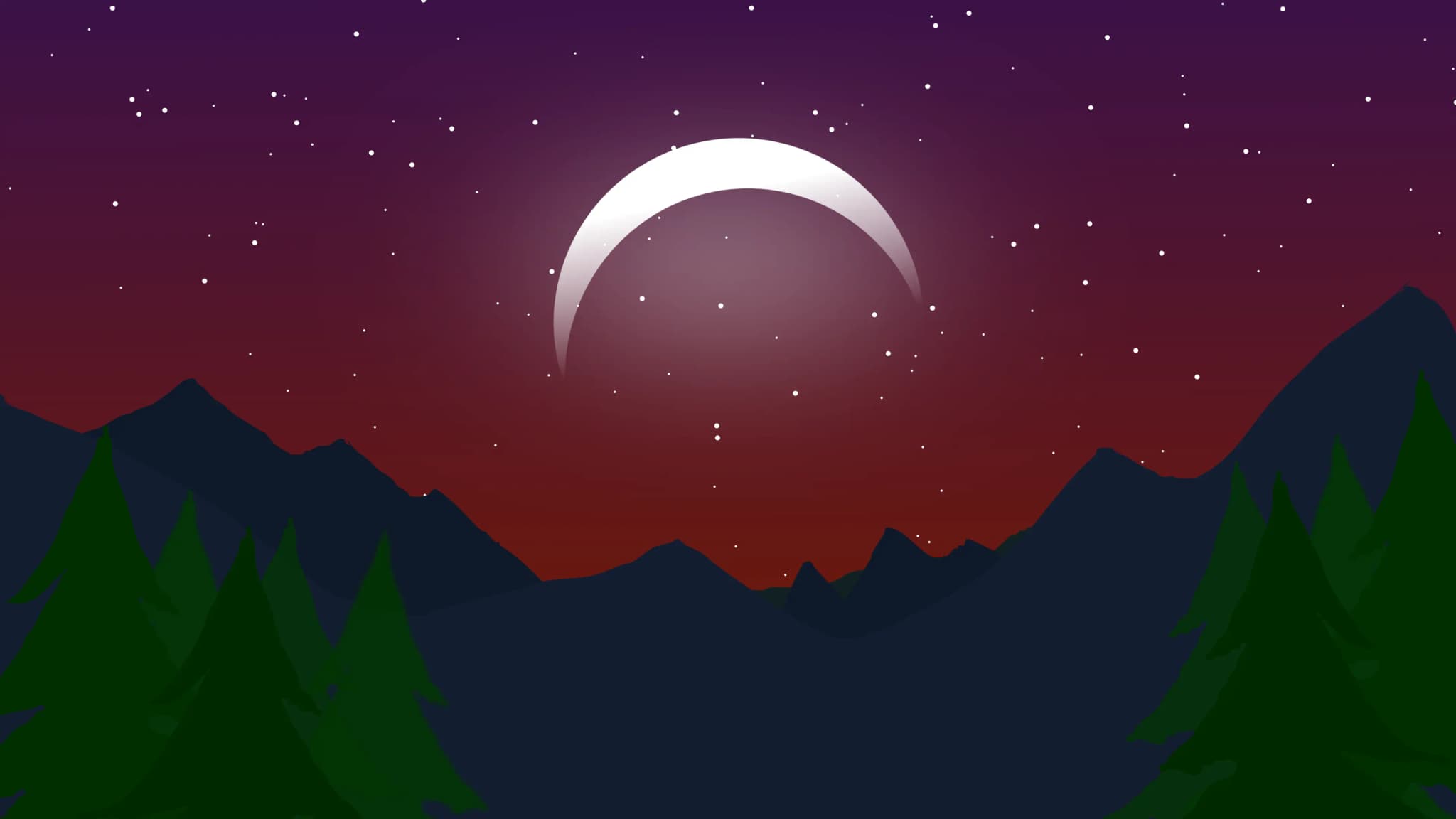 A scenic landscape view